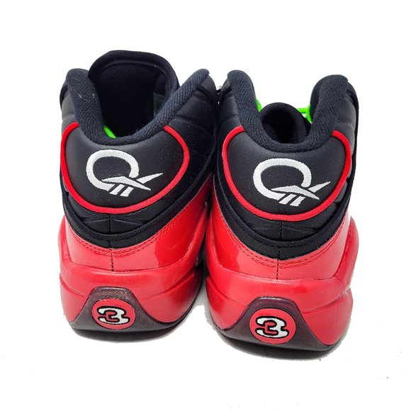 Reebok Question Mid Red Black Street Sleigh G57551 Iverson BRED Christmas Holida - Picture 5 of 13